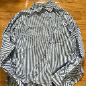 Blue Striped Men's Shirt